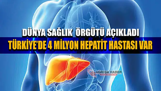 Türkiye'de 4 Milyon kişi Hepatit Hastası olduğundan Habersiz!