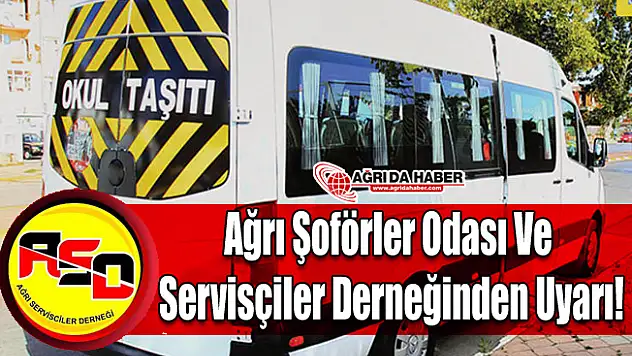 Ağrı  Şoförler Odasından Tahsis Belgesini Almayan Sürücülere Uyarı