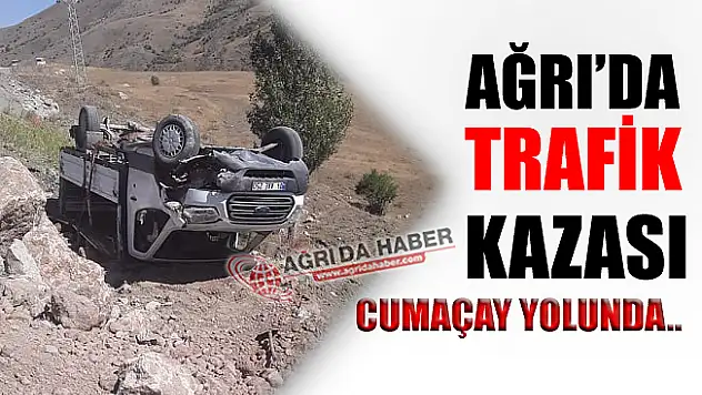 Ağrı Cumaçay Yolunda Trafik Kazası!