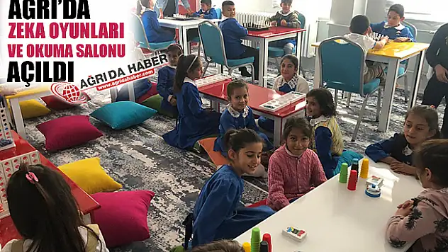Ağrı'da Zeka Oyunları ve Okuma Salonu Açıldı!