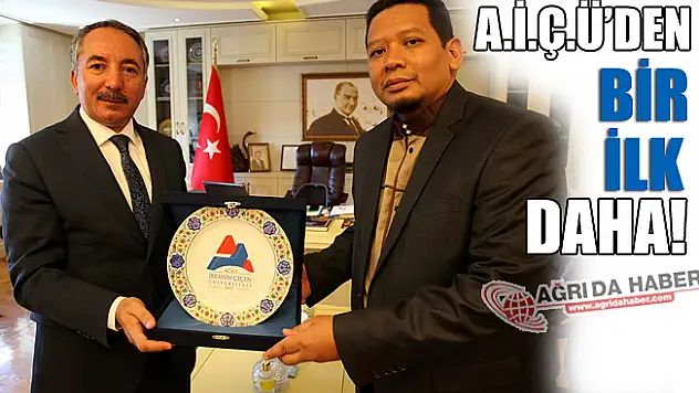 Ağrı İbrahim Çeçen Üniversitesi Yine Bir İlke İmza Atıyor