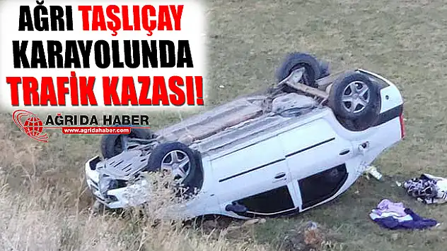 Ağrı Taşlıçay karayolunda Trafik Kazası!