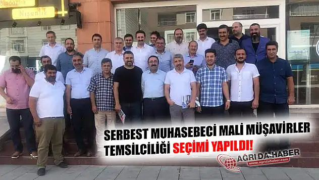 Serbest muhasebeci Mali Müşavirler Temsilciliği Seçimi Yapıldı