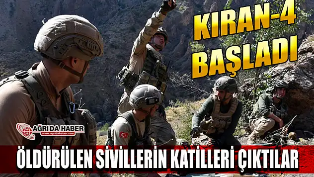 Ağrı'da Kıran-4 Operasyonunda Öldürülen PKK'lılar Sivil Katili Çıktı