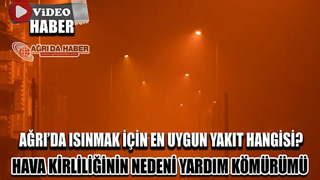 Ağrı'da Kış Mevsimi İçin Hangi Yakıt Daha Uygun! Hava Kirliliği Nedeni Ne?
