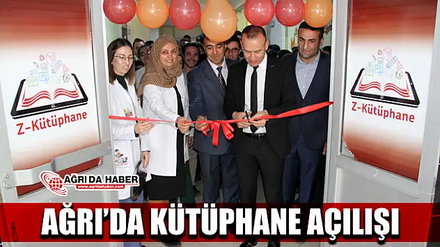 Ağrı'da Öğretmenlerin Katkısıyla Yapılan Kütüphanenin Açılışı yapıldı