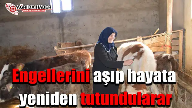Engellerini aşıp hayata yeniden tutundular