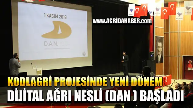 KodlAğrı Projesi yeni aşamada Dijital Ağrı Nesli (DAN 10.04) olarak sürdürülecek