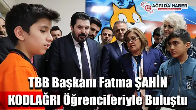 TBB Başkanı Fatma Şahin Kodlağri Öğrencilerini Ziyaret Etti
