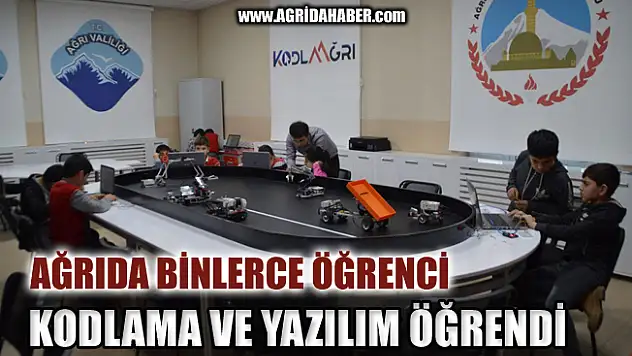 Ağrı'da Binlerce Öğrenci Kodlama ve Yazılım Öğrendi
