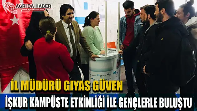 Ağrı'nın Üniversiteli Gençleriyle 'İŞKUR KAMPÜSTE' Etkinliği