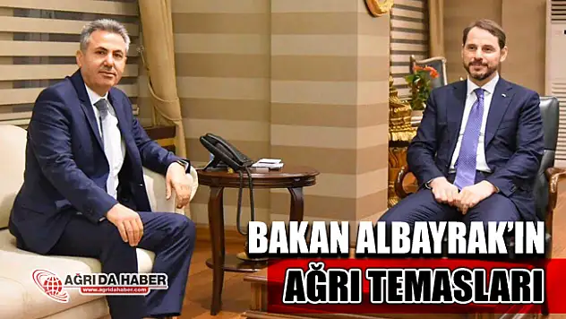 Bakan Berat Albayrak Ağrı Temaslarına Devam Etti