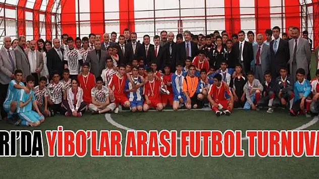 AĞRIDA YİBOLAR ARASI FUTBOL TURNUVASI.