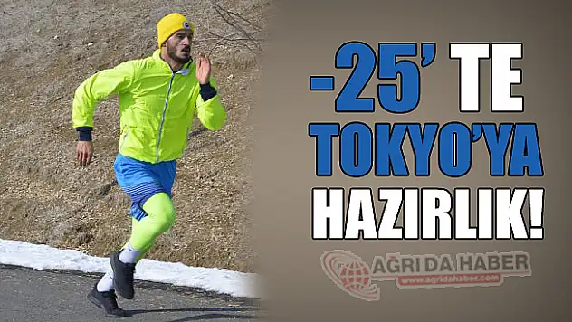 Ağrı'lı Sporcular -25 Derecede Tokyo olimpiyatlarına Hazırlanıyor
