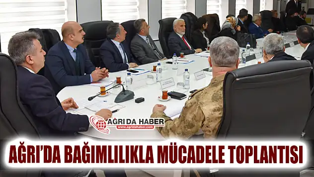 Ağrı'da Bağımlılıkla Mücadele İl Değerlendirme Toplantısı Gerçekleşti