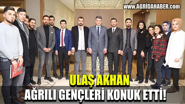 Bursa Büyükşehir Belediyesi Genel Sekreteri Akhan Ağrılı Gençleri Ağırladı