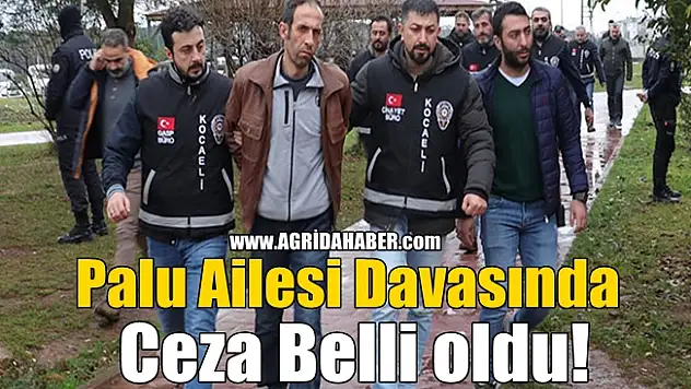 Palu Ailesi Davasında Ceza Belli oldu!