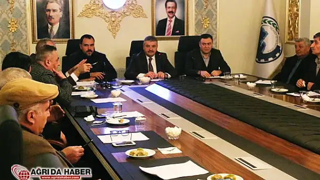 Ağrı ATSO Ocak Ayı Olağan Toplantısını Gerçekleştirdi