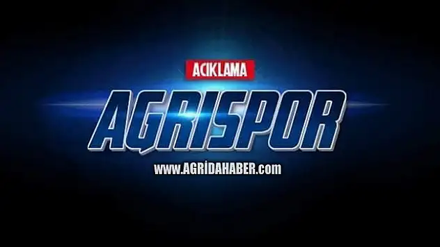 Ağrı Spor Selçuk Kaban Hakkında Açıklama Yaptı