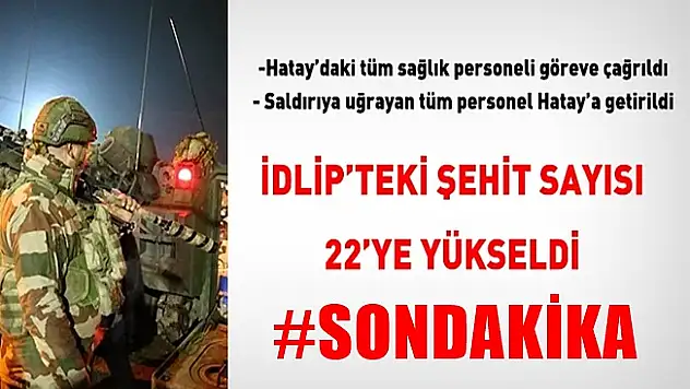 Esed Rejiminden İdlib'de Türk Askerine Hava Saldırısı: 22 Şehit