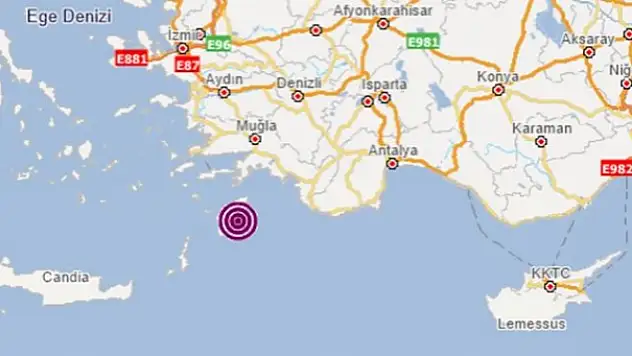Marmaris'de Korkutan Deprem!