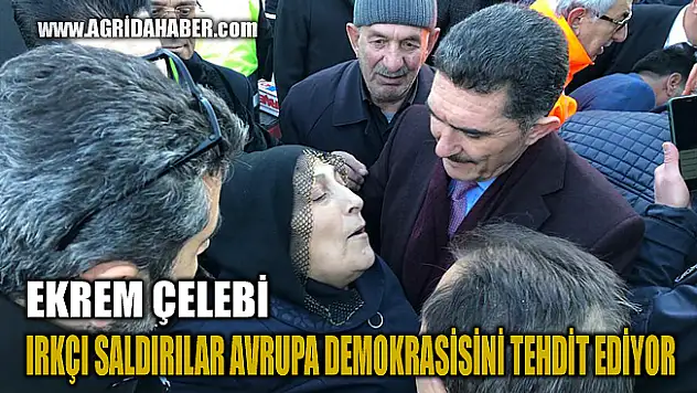 Milletvekili Çelebi: Bir hemşehrimizi de hayattan koparan ırkçı saldırılar Avrupa demokrasisini tehdit ediyor