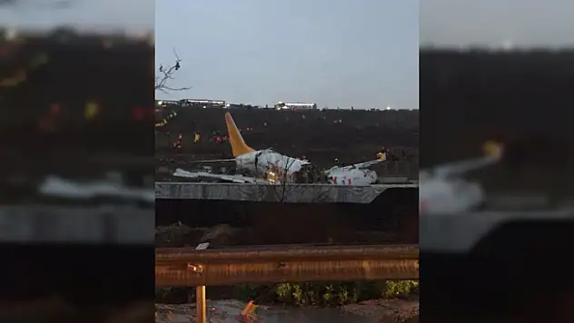 Sabiha Gökçen Havalimanın'da Akıl Almaz Kaza! Uçuşlar Yönlendirildi