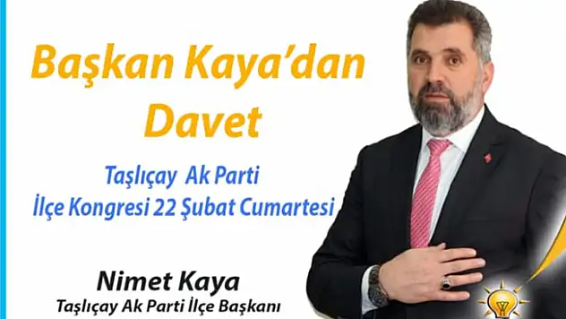 Taşlıçay Ak Parti Kongreye Hazırlanıyor