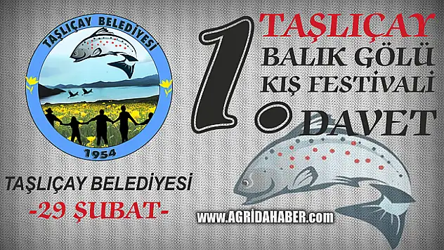 Taşlıçay Belediyesinden 1.Balıkgöl Kış Festivaline Davet