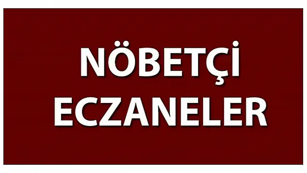 Ağrı Nöbetçi Eczaneler Listesi - 10 Mart 2020 Salı