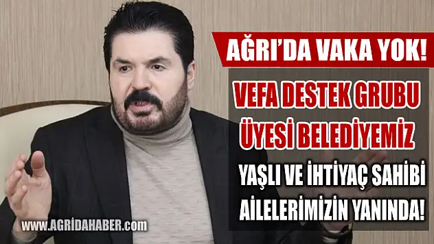 Ağrı Belediyesi Vefa Destek Grubu üyesi olarak Vatandaşın Hizmetinde