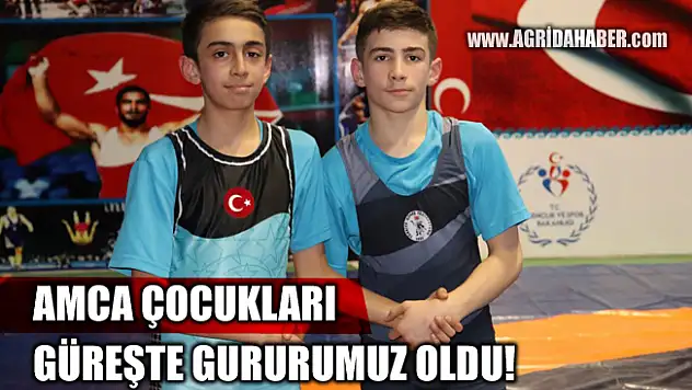 Ağrılı Amca Çocukları Güreşçilerimiz Türkiye Üçüncüsü oldular