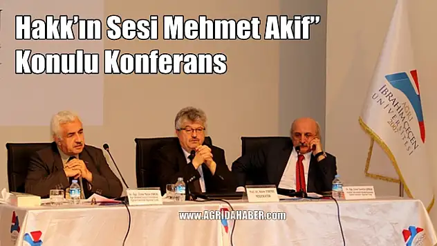 AİÇÜ'de Hakk'ın Sesi Mehmet Akif Ersoy Konulu Konferans Düzenlendi