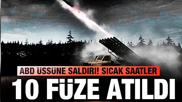 Sıcak saatler: ABD üssüne 10 tane füze Atıldı! Ölen askerler var
