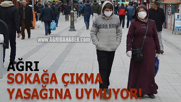 Ağrı'da Koronavirus çağrılarına uyulmuyor!