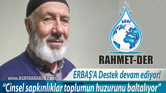 Diyanet İşleri Başkanı Erbaş'a saldırılara bir tepkide Ağrı Rahmet-Der'den geldi