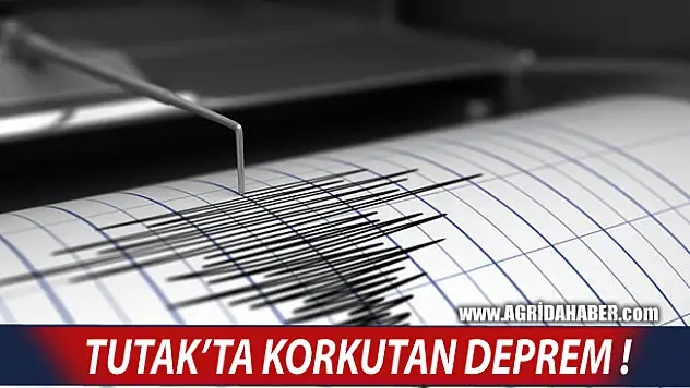 Ağrı Tutak'ta Yaşanan Deprem Korkuttu!