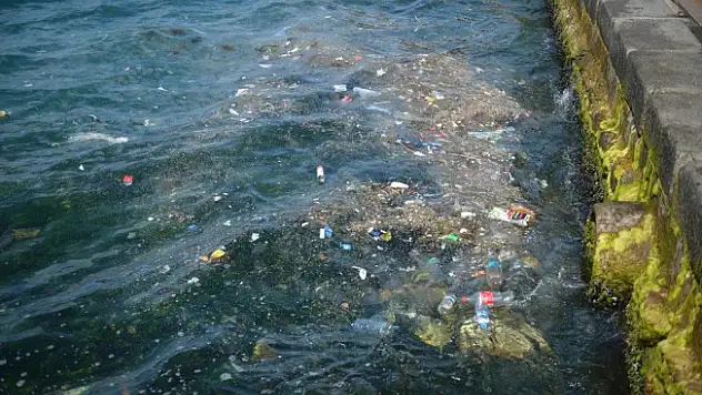 İstanbul'da sahili çöp bastı!