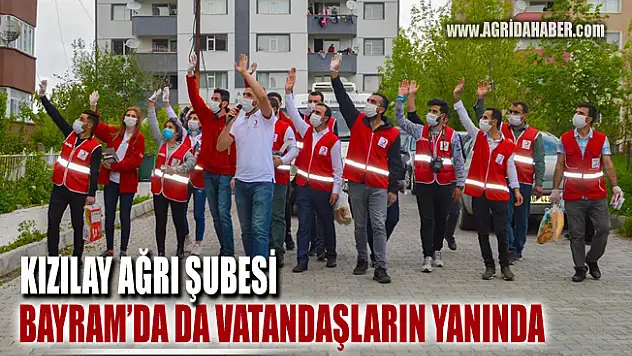 Kızılay Ağrı Şubesi Bayramda'da vatandaşların yardımındaydı