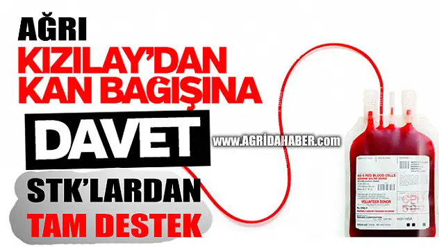 Kızılay'ın Kan Bağışı Çağrısına Ağrı'dan Büyük Destek