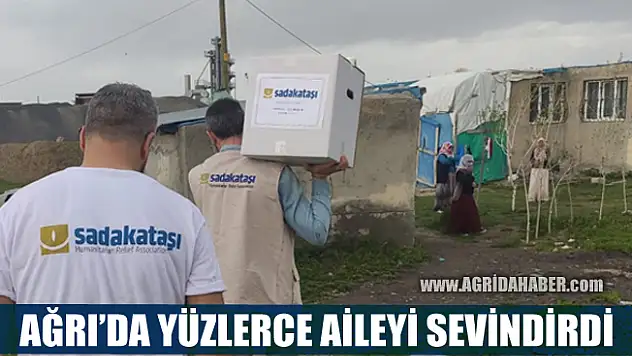 Sadakataşı Derneği Ağrı'da Ramazan yardımlarını Sürdürüyor