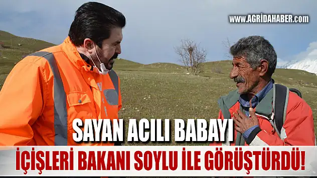Savcı Sayan, Oğlu PKK tarafından kaçırılan Babayı Bakan Soylu ile görüştürdü