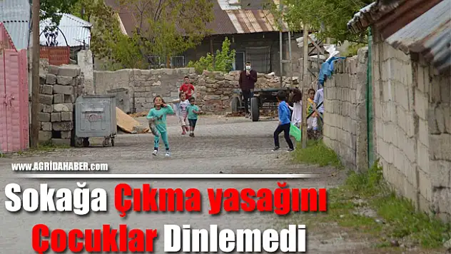 Sokağa Çıkma Yasağını Çocuklar Dinlemedi!