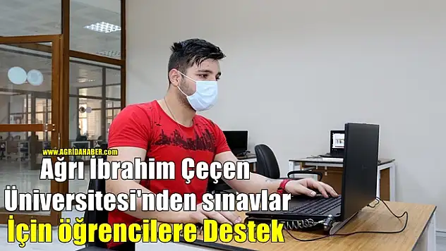 AİÇÜ'den sınavlar için bilgisayar laboratuvarları hazırlandı