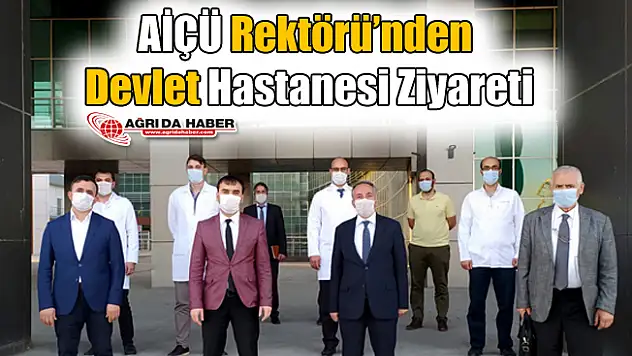 Rektör Abdulhalik KARABULUT Devlet Hastanesini Ziyaret Etti