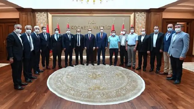 Ağrı Konfederasyonu'ndan, Kocaeli Valisi Seddar Yavuz'a Ziyaret