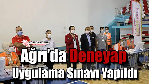 Ağrı'da Deneyap Uygulama Sınavı Yapıldı