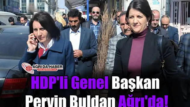 HDP'li Genel Başkan Pervin Buldan Ağrı'da