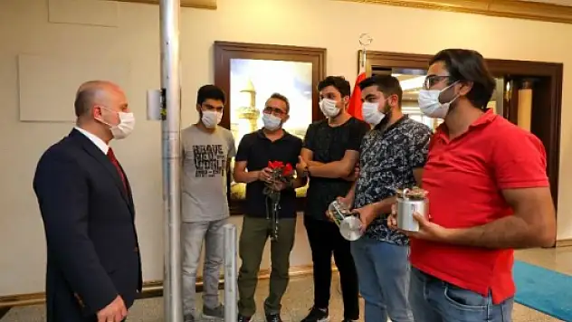 Vali Varol ADAL Roket Takımı İle Görüştü