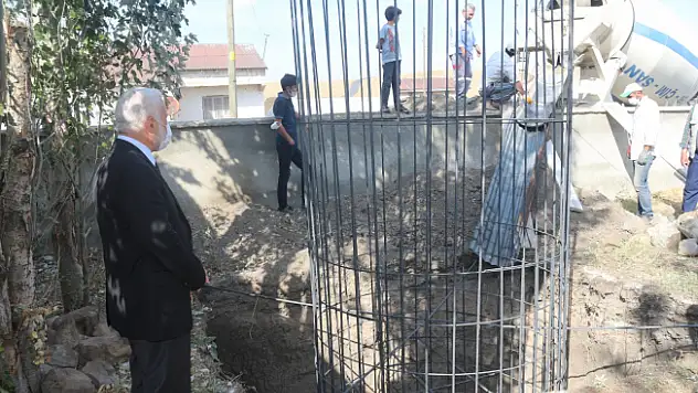 Ağrı Ağılbaşı Köy Camisine Minare Temeli Atıldı!